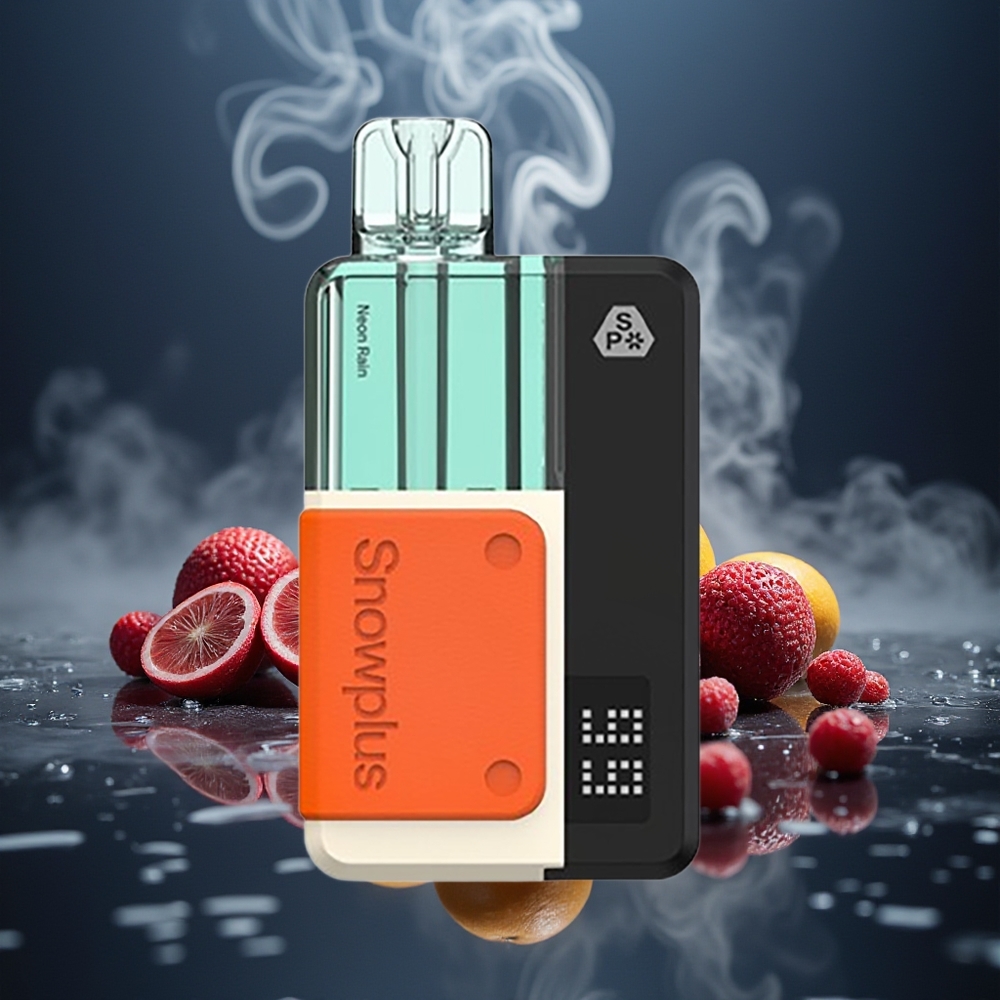 Partihandel Sverige Snowplus Swift 5000 Puffs Förfylld Pod Kit Neon Regn Dual Mesh 1000 mAh