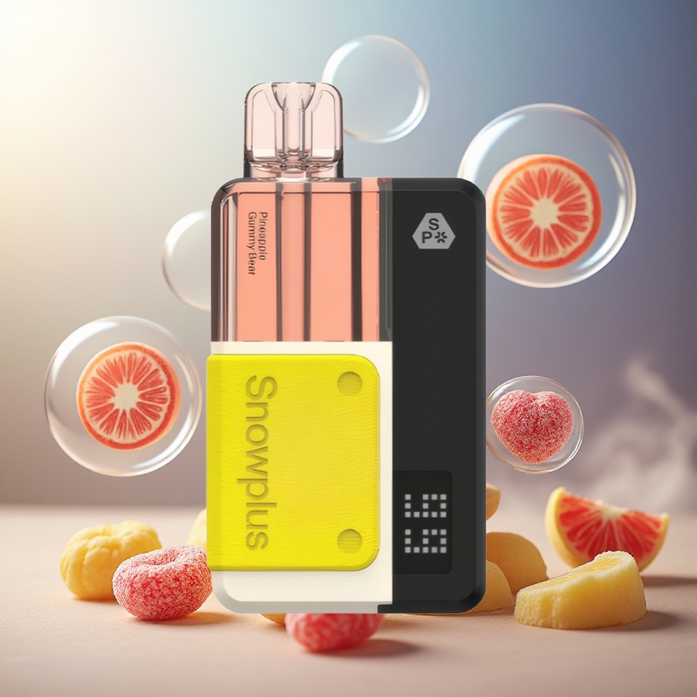 Partihandel Sverige Snowplus Swift 15000 Puffs Pod System Ananas Gummibjörn 2 10ml Dual Mesh 1000mAh