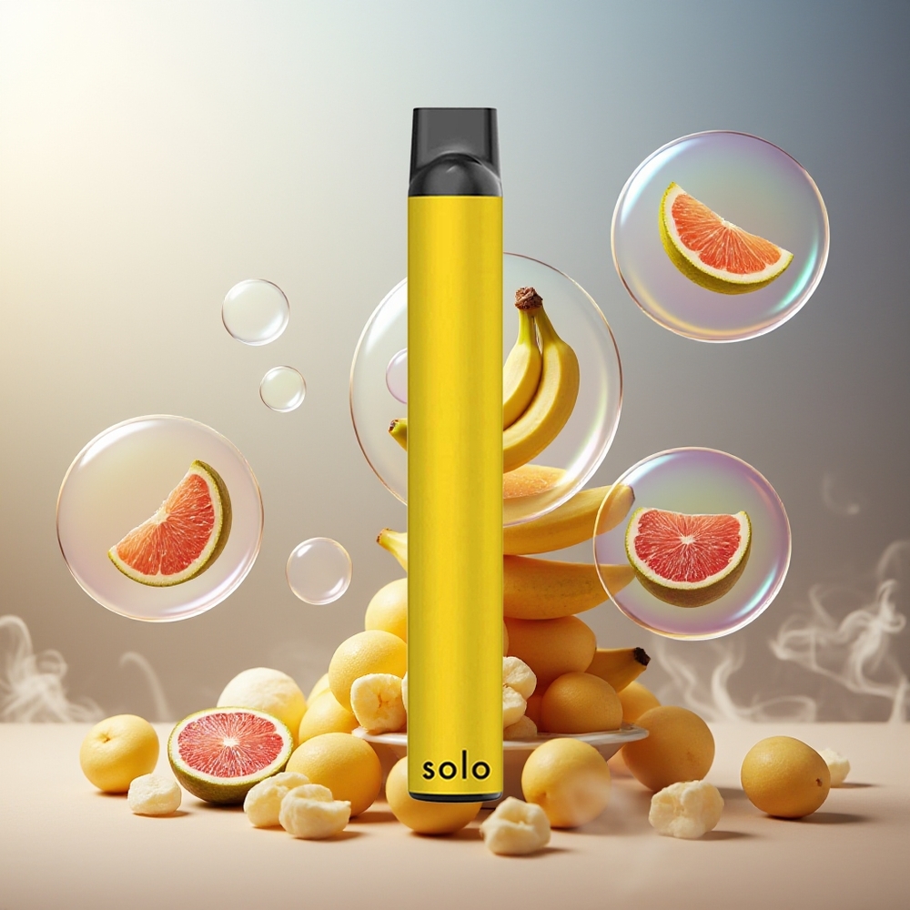 Partihandel Sverige Solo 1000 Engångs Ecigarett Mesh 3.5ml Banan