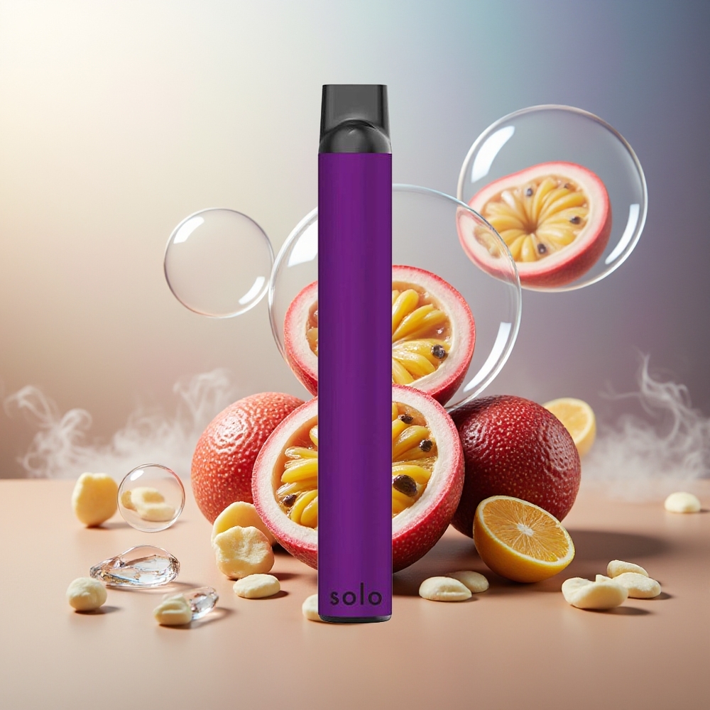 Partihandel Sverige Solo 1000 Engångs Vape Passionfrukt Mesh 550mAh 3.5ml