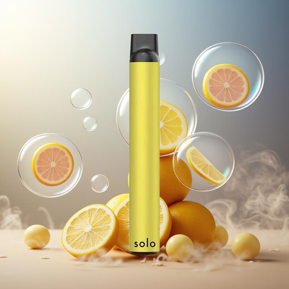 Partihandel Sverige Solo 1000 Enkel Citron Mesh Coil 3.5ml 550mAh 116.4x16mm