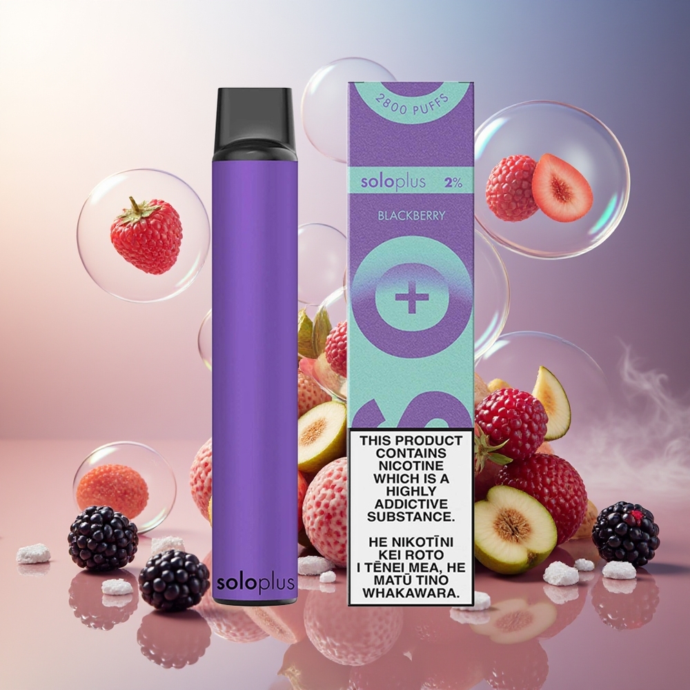 Partihandel Sverige Solo Plus 2800 Puffar 6.5ml Mesh Svartbär