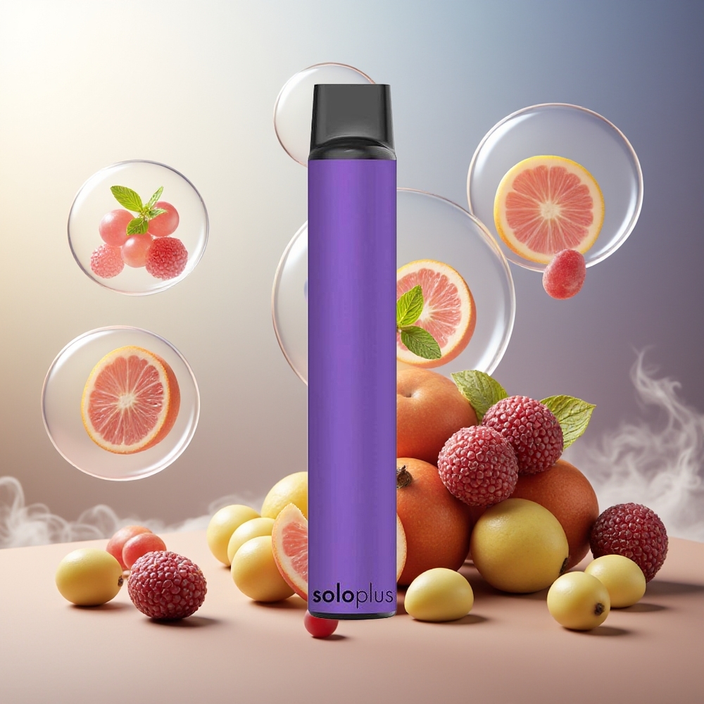 Partihandel Sverige Solo Plus 2800 Puffs 6.5ml Druva Mynta Mesh Coil