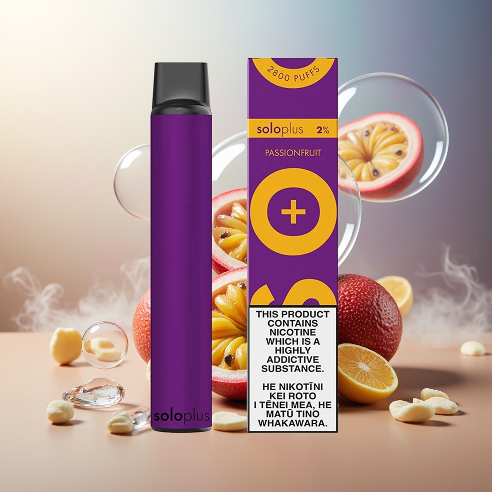 Partihandel Sverige Solo Plus 2800 Puffs 6.5ml Passionsfrukt Mesh Coil 950mAh