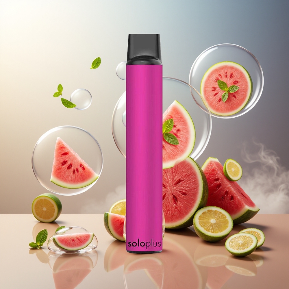 Partihandel Sverige Solo Plus 2800 Puffs Vattenmelon Mynta Mesh Coil 6.5ml