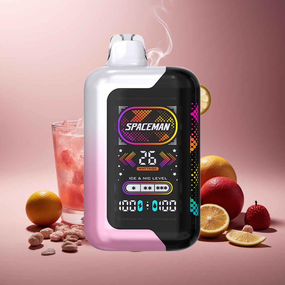 Partihandel Sverige SPACEMAN SP40000 20ml 50mg 2-munnar Rosa Citronad