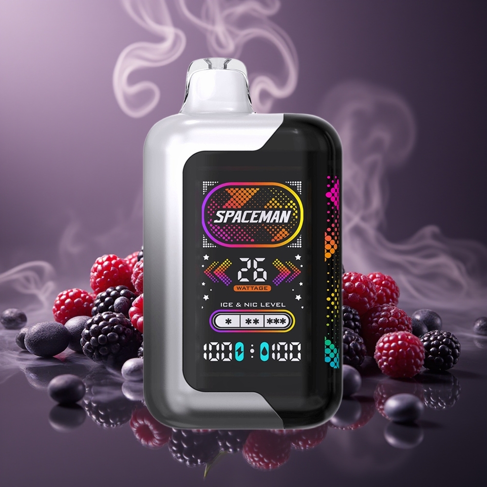 Partihandel Sverige SPACEMAN SP40000 20ml 50mg 2munnar Björnbär Razz