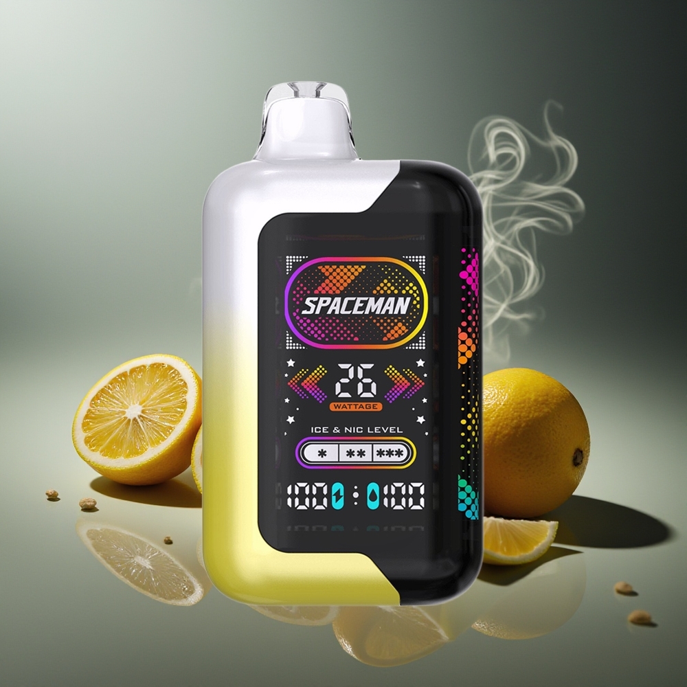 Partihandel Sverige SPACEMAN SP40000 20ml 50mg Citronpop 2munstycken 1000mAh