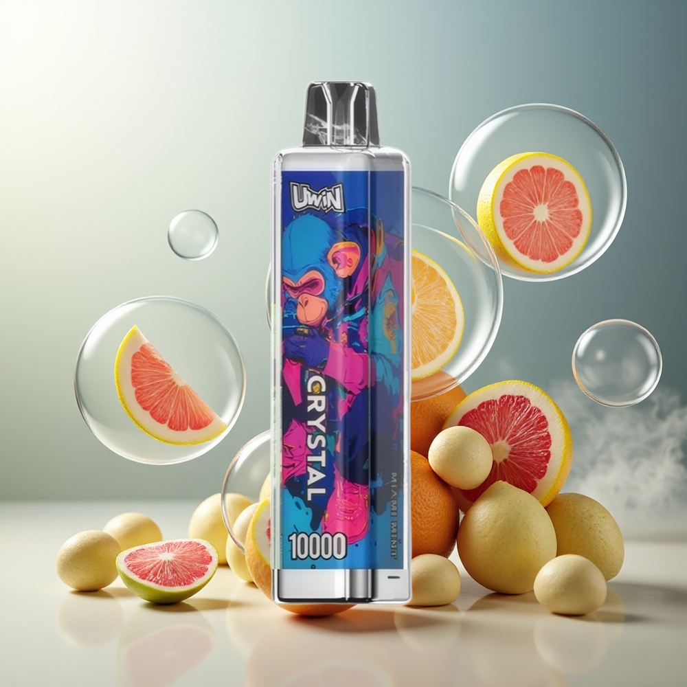 Partihandel Sverige UWIN Crystal 10000 Puffs Engångsvape Miami Mynta RGB