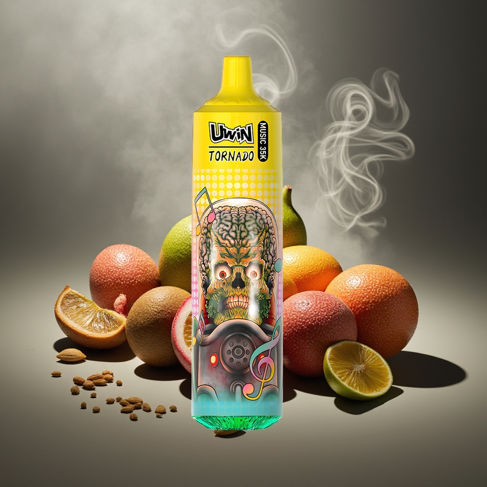 Partihandel Sverige Uwin Tornado 35K Music Kiwi Passionfrukt Guava 600mAh Type-C
