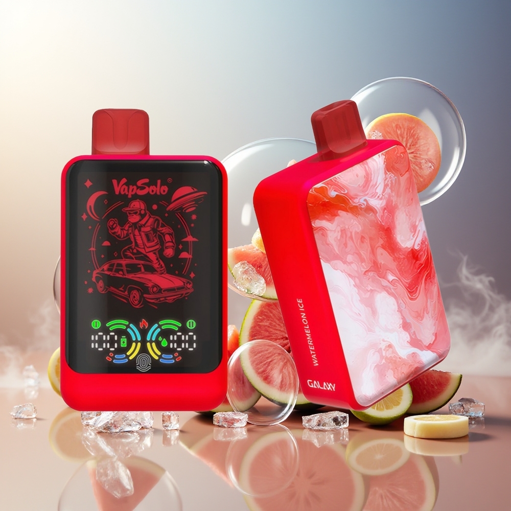 Partihandel Sverige VapSolo GALAXY 30000 Puffs 850mAh Typ-C Vattenmelon Is