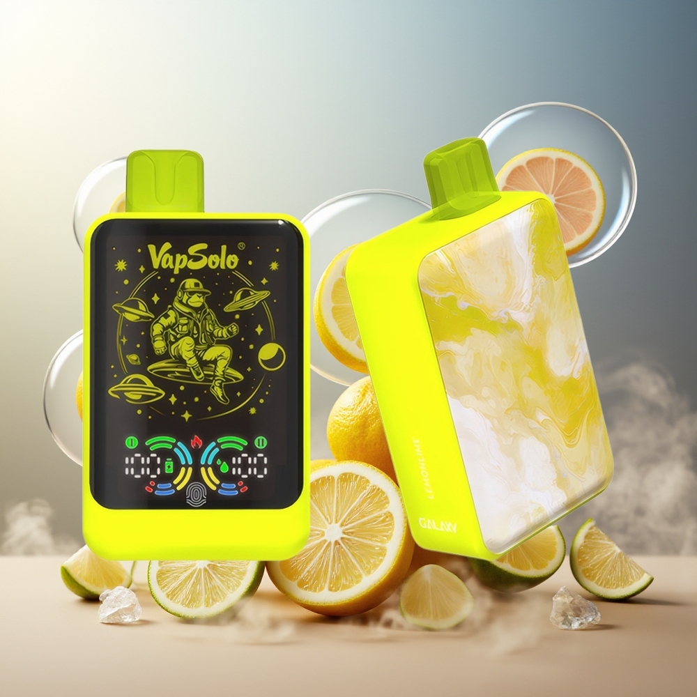 Partihandel Sverige VapSolo GALAXY 30000 Puffs Citron Lime 40ml 850mAh Typ-C