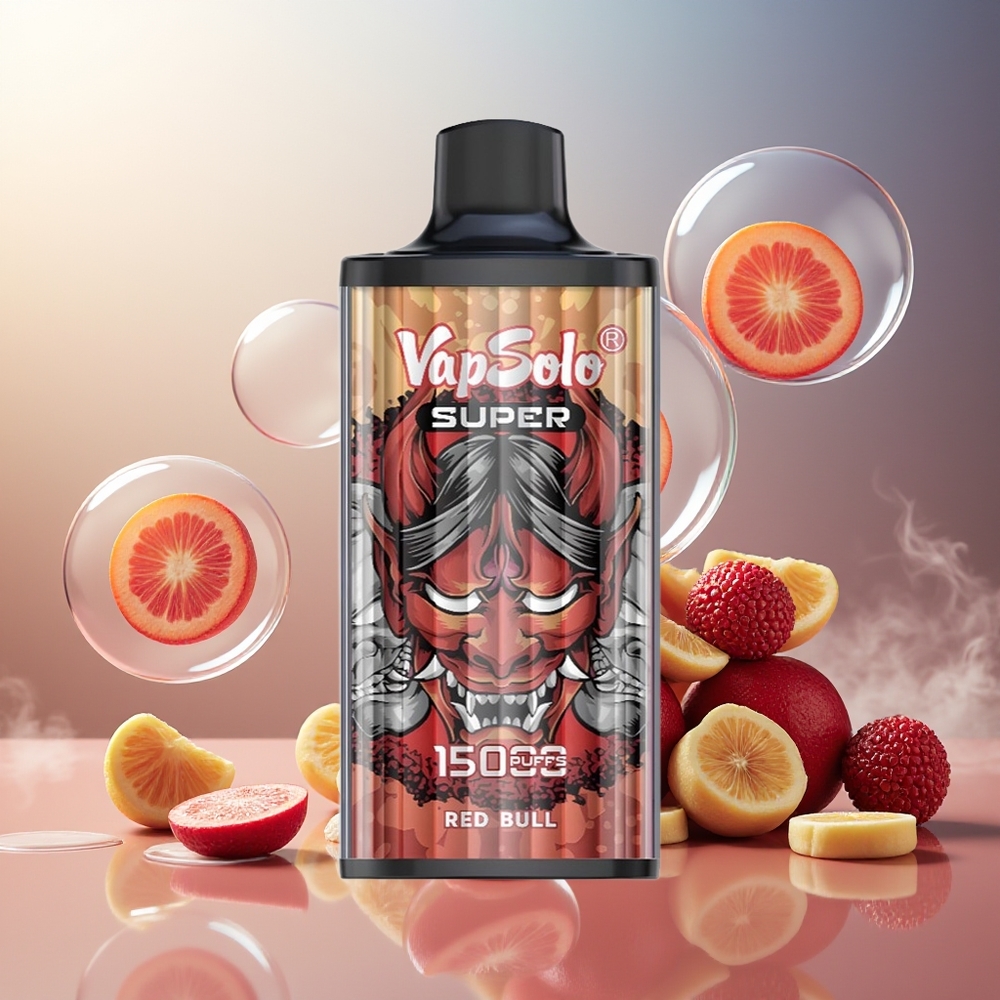 Partihandel Sverige VapSolo Super 15000 Puffs 40ml 850mah Röd Tjur