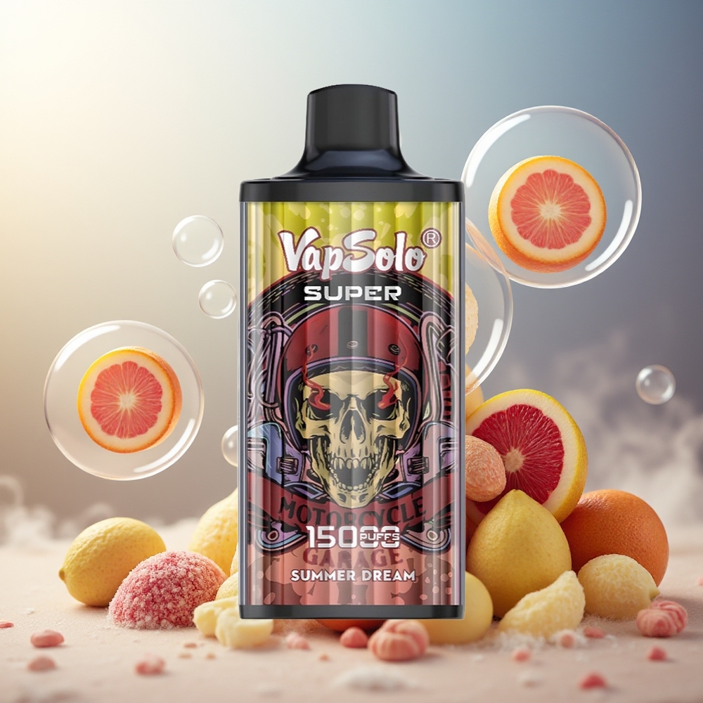 Partihandel Sverige VapSolo Super 15000 Puffs 40ml 850mah Sommar Dröm