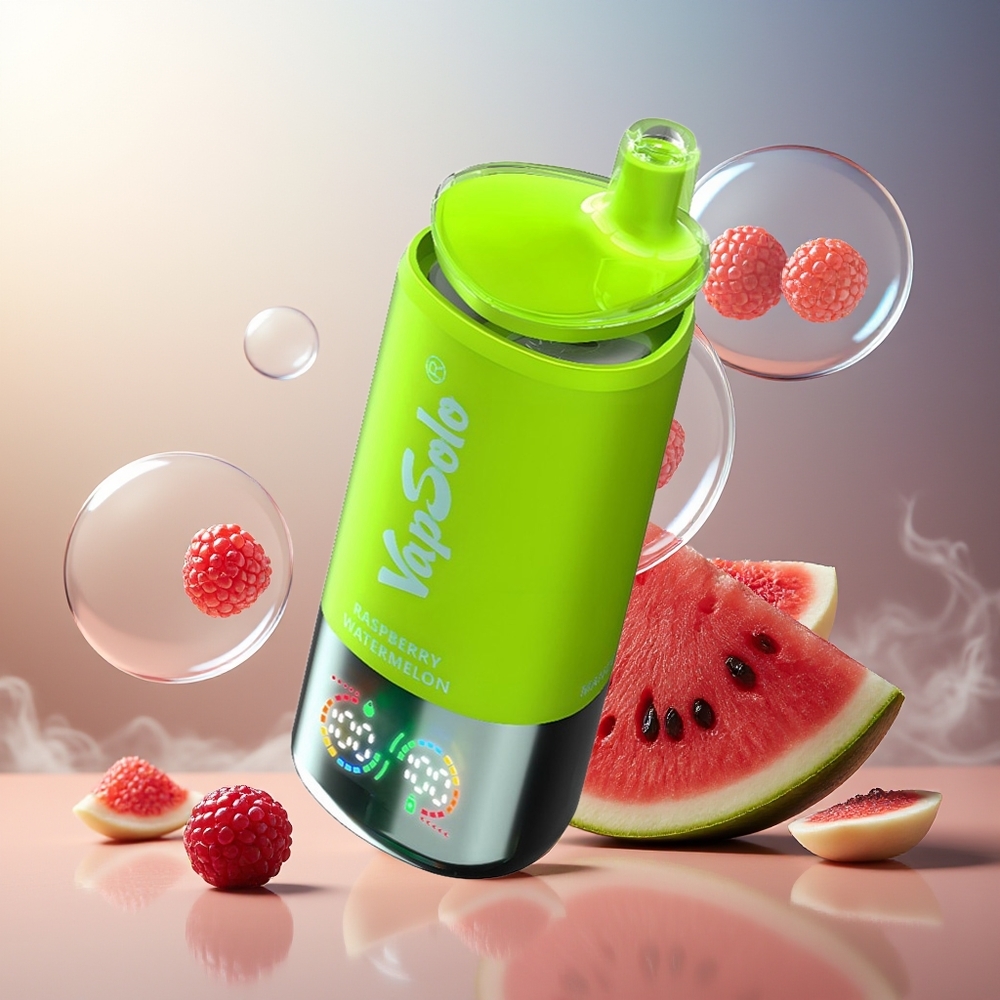 Partihandel Sverige VapSolo Tripe 30000 Puffs 40ml 50mg/ml 3 Tankar Hallon Vattenmelon