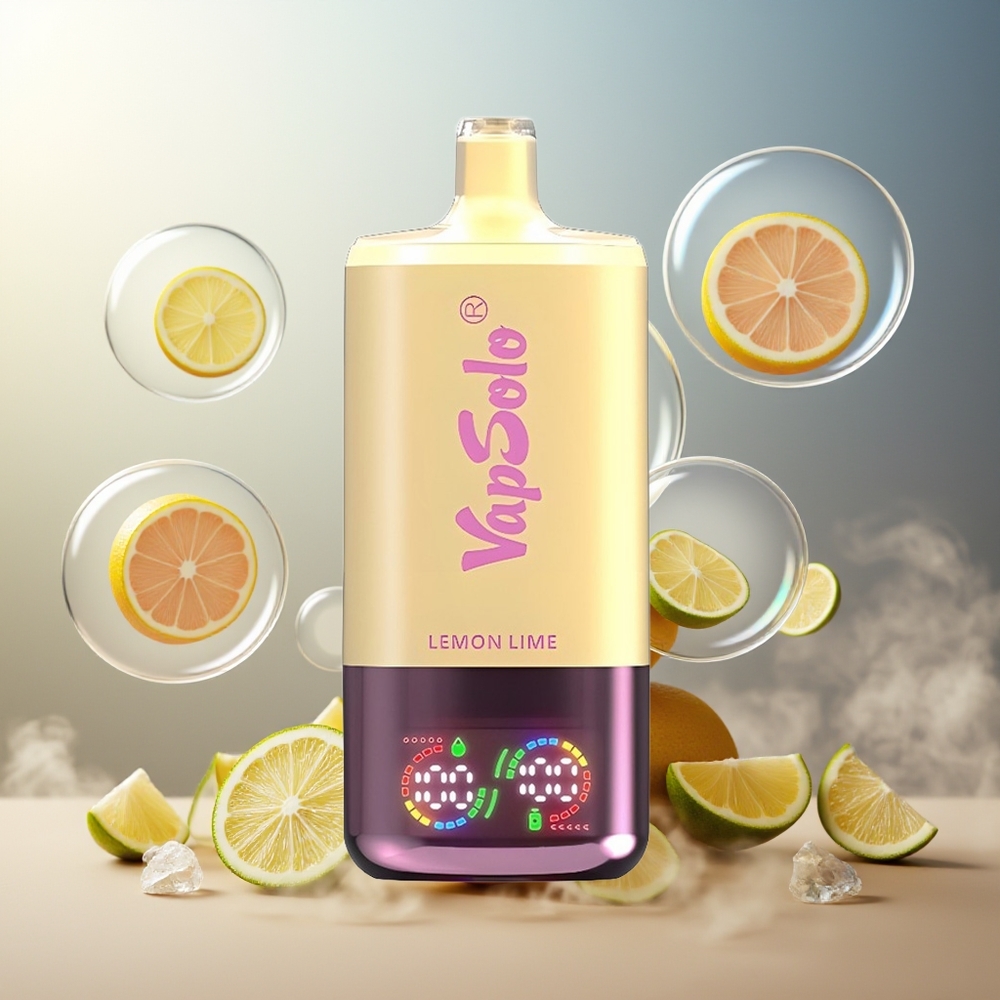 Partihandel Sverige VapSolo Tripe 30000 Puffs 40ml Citron Lime Typ-C