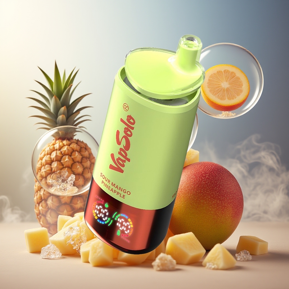 Partihandel Sverige VapSolo Tripe 30000 Puffs Typ-C 40ml Sur Mango Ananas