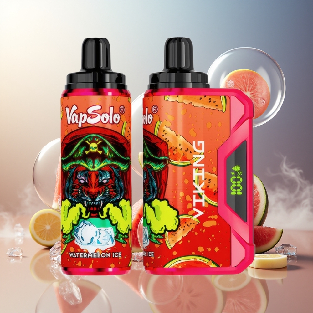 Partihandel Sverige VapSolo VIKING 12000 Puffs 22ml Vattenmelon Is
