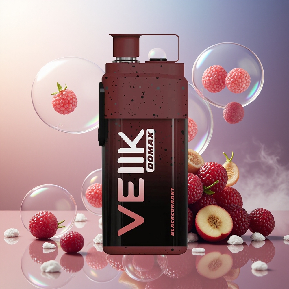 Partihandel Sverige VEIIK DOMAX 20000 Puffs 25ML 0.6ohm Svartvinbär