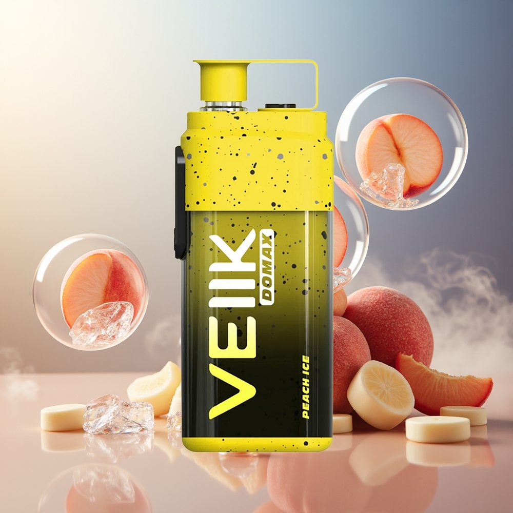 Partihandel Sverige VEIIK DOMAX 20000 Puffs Laddningsbar Peach Is 25ML 850mAh