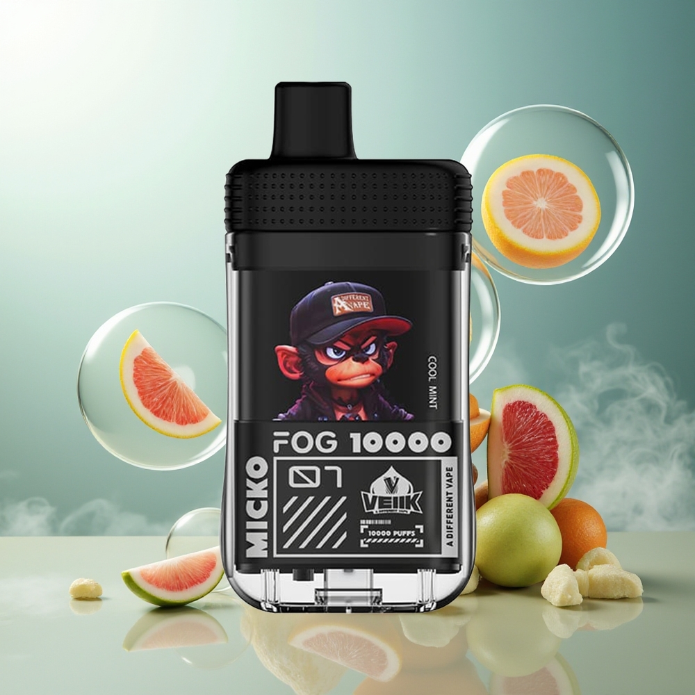 Partihandel Sverige VEIIK MICKO FOG 10000 Puffs Engångs Vape Kylmynta 500mAh Typ-C