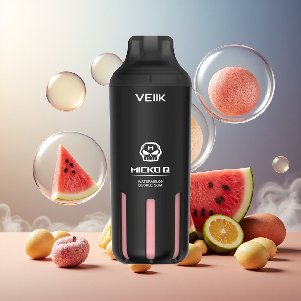 Partihandel Sverige VEIIK MICKO Q 5500 15ml Vattenmelon Tuggummi