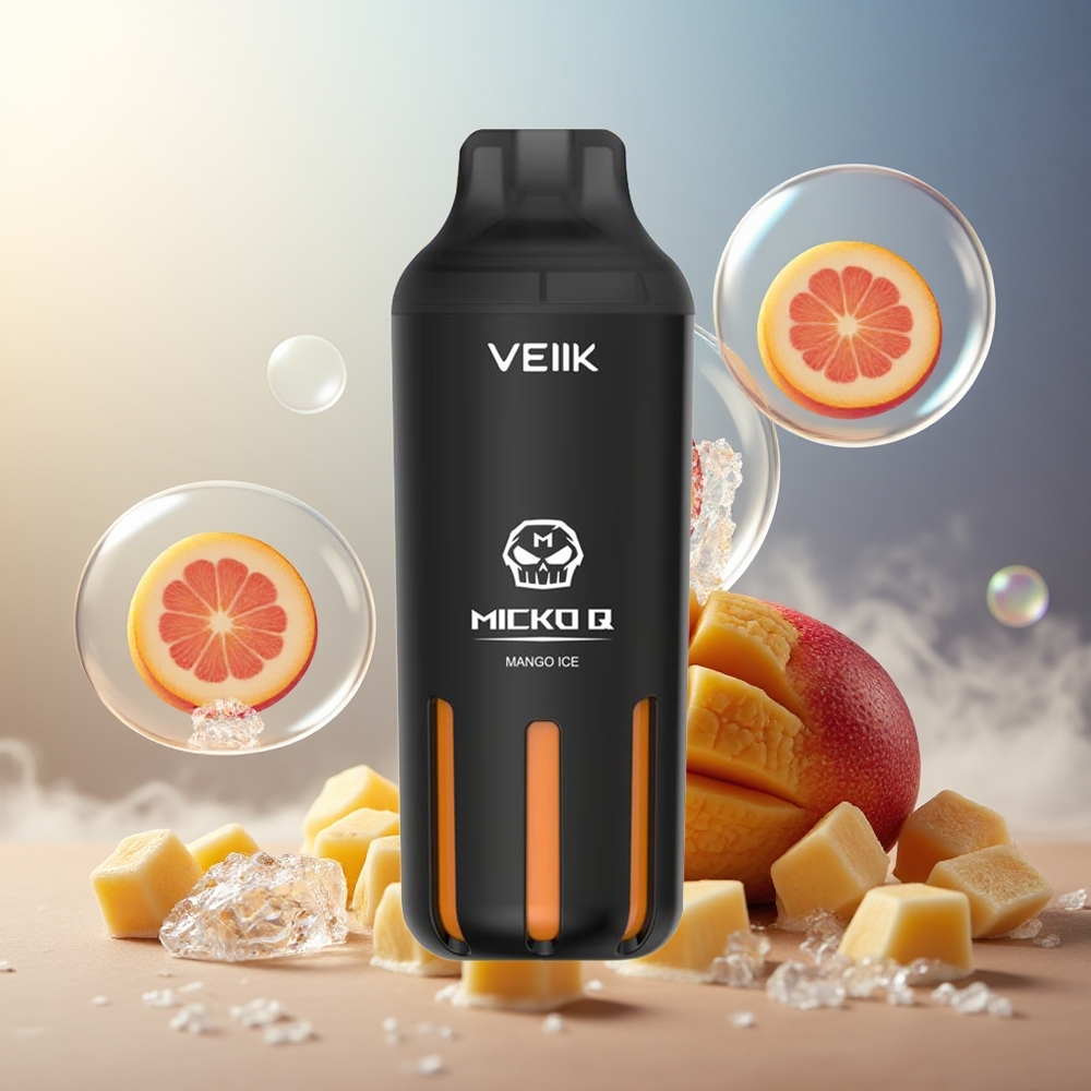 Partihandel Sverige VEIIK MICKO Q 5500 Puffs 15ml 1300mAh Engångs Vape Mango Is