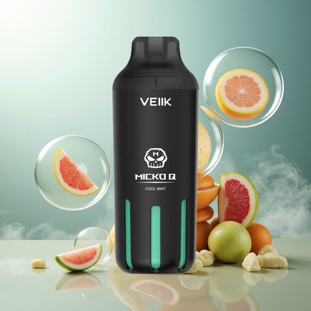Partihandel Sverige VEIIK MICKO Q 5500 Puffs 15ml 1300mAh Kylmynta