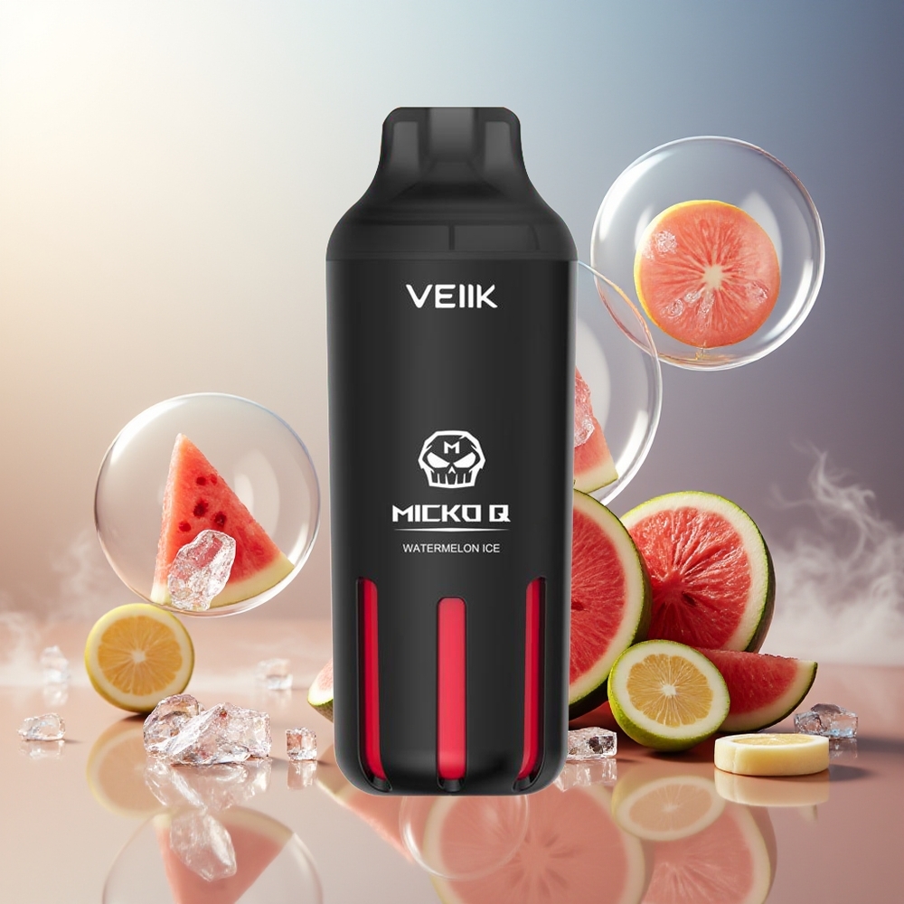 Partihandel Sverige VEIIK MICKO Q 5500 Puffs 15ml 1.0ohm Vattenmelon Is