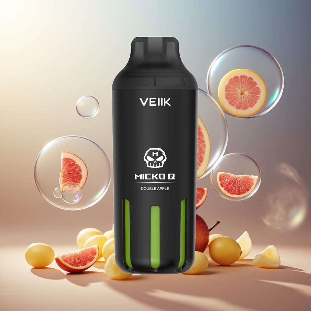 Partihandel Sverige VEIIK MICKO Q 5500 Puffs Dubbel Äpple 15ml 1300mAh