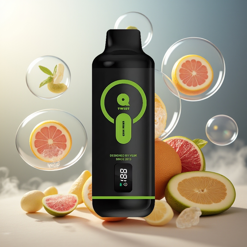 Partihandel Sverige VEIIK MICKO Q TWIST 12000 Puffs Engångs Vape Cum Mynta 50mg/ml 600mAh