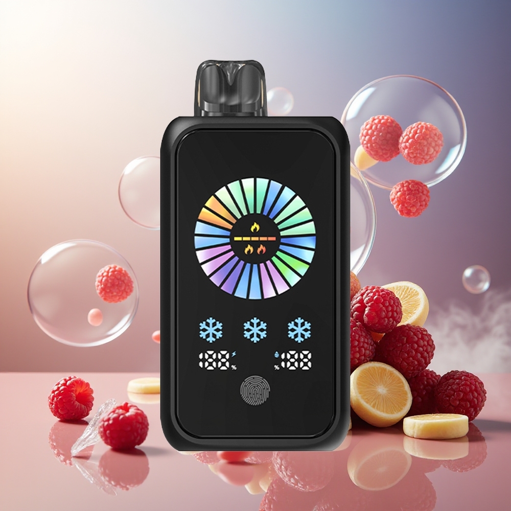 Partihandel Sverige VEIIK SPACE CLOUD 30000 PUFFS Bär Hallon 900mAh Type-C