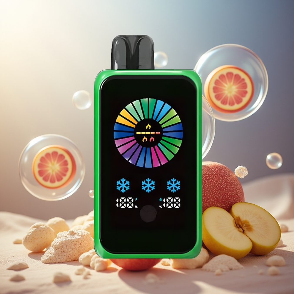 Partihandel Sverige VEIIK SPACE CLOUD 30000 PUFFS Dubbel Äpple Snabbuppladdning Dual Mesh 900mAh