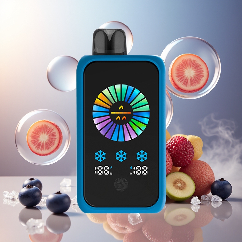 Partihandel Sverige VEIIK SPACE CLOUD 30000 PUFFS Engångs Vape Blåbär Is Dual Mesh 900mAh