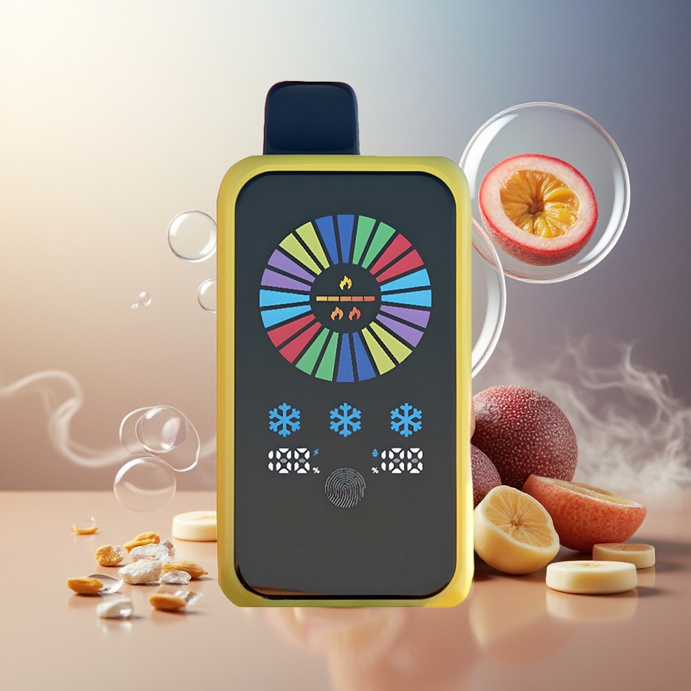 Partihandel Sverige VEIIK SPACE CLOUD 30000 PUFFS Passionfrukt Dual Mesh TYPE-C 900mAh