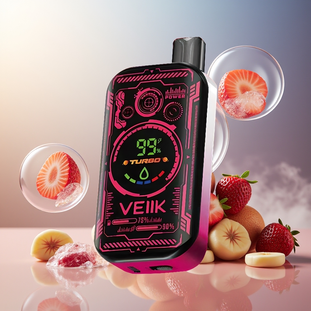 Partihandel Sverige VEIIK SPACE MIST 25000 Puffs Jordgubb Is