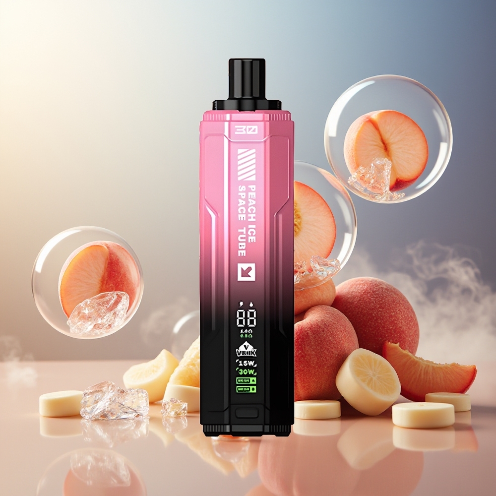 Partihandel Sverige VEIIK SPACE TUBE 20000 Puffs 22ml 850mAh Type-C Persika Is