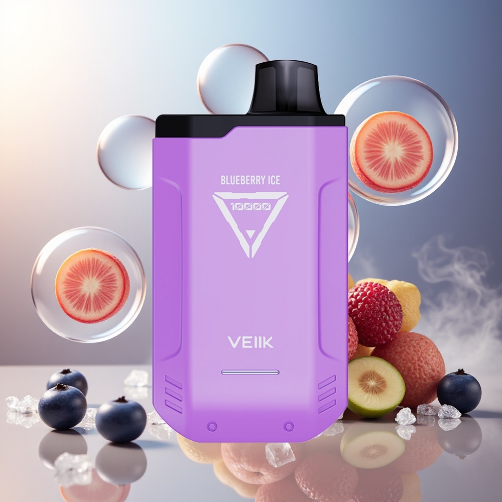 Partihandel Sverige VEIIK X SPACE 10000 Puffs Blåbär Is 18ML USB-C 1.1ohm
