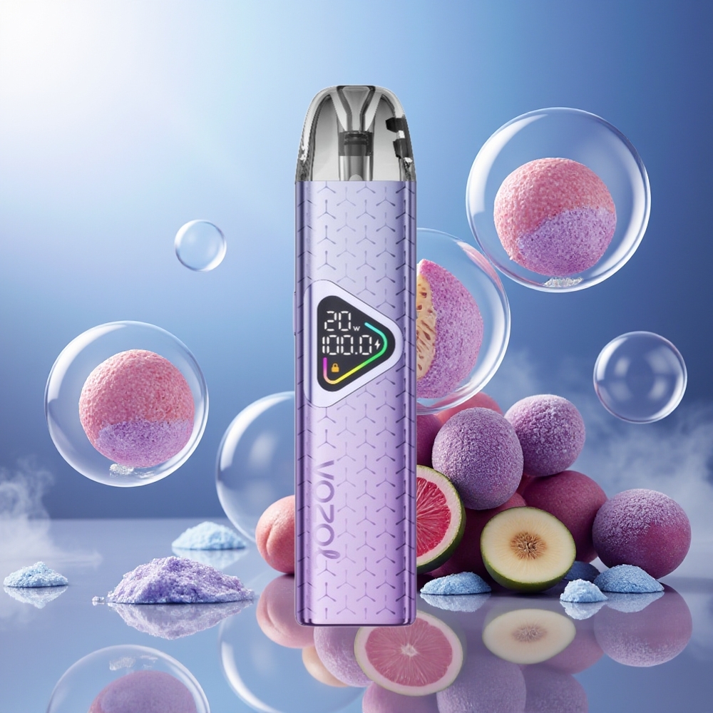 Partihandel Sverige VOZOL ACE GO Engångs Vape Blå Violett 2ml 1300mAh 30W 3 Luftflöden