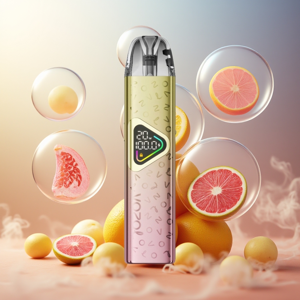 Partihandel Sverige VOZOL ACE GO Engångs Vape Gul Rosa 2ml 1300mAh 3 Luftflöden