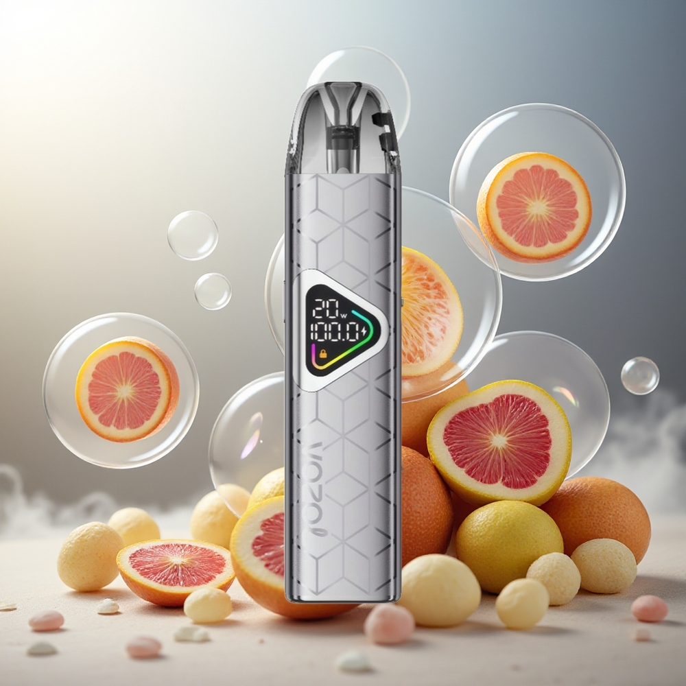 Partihandel Sverige VOZOL ACE GO Engångs Vape Silver 1300mAh 2ml 3 Luftflöde