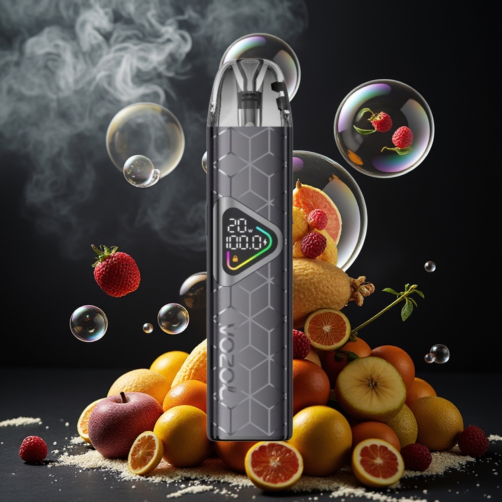 Partihandel Sverige VOZOL ACE GO Engångs Vape Svart 1300mAh 2ml 3 Luftflöden