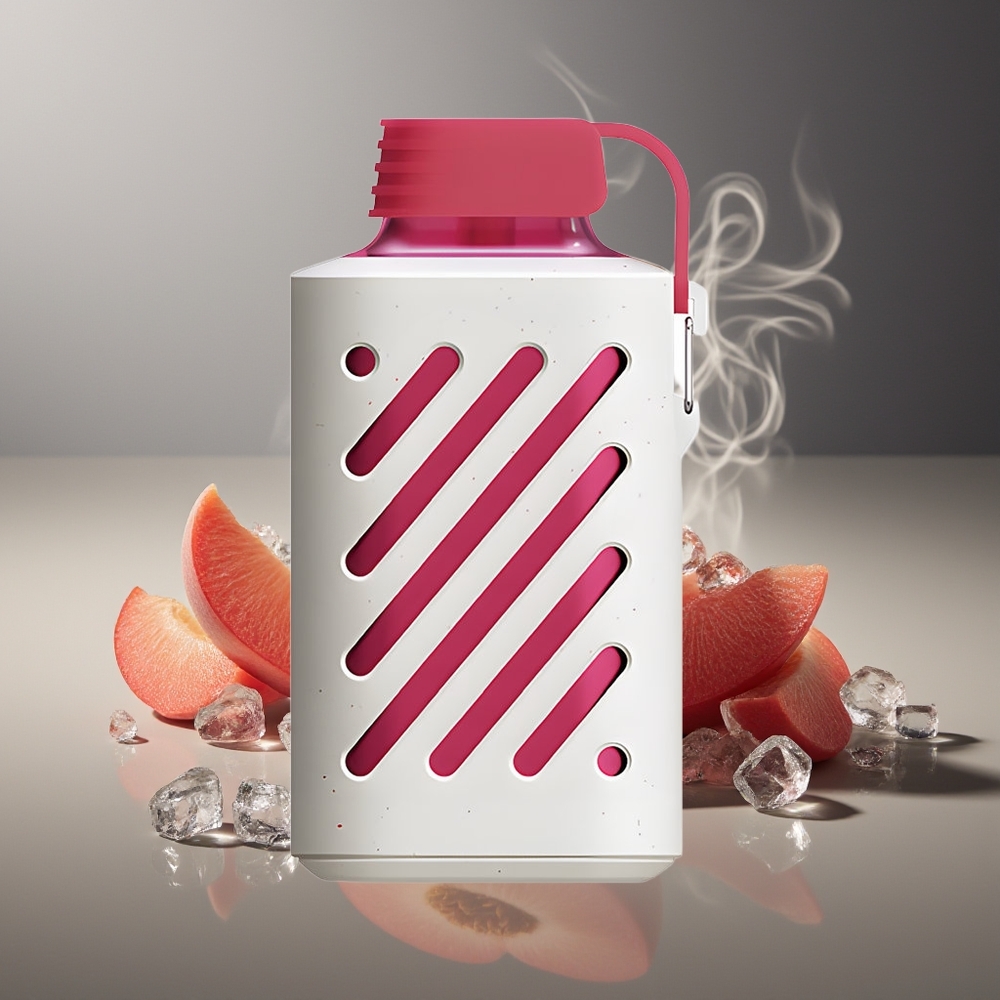 Partihandel Sverige VOZOL GEAR 10000 Engångsvape Persika Is 20ml 10000 Puffs