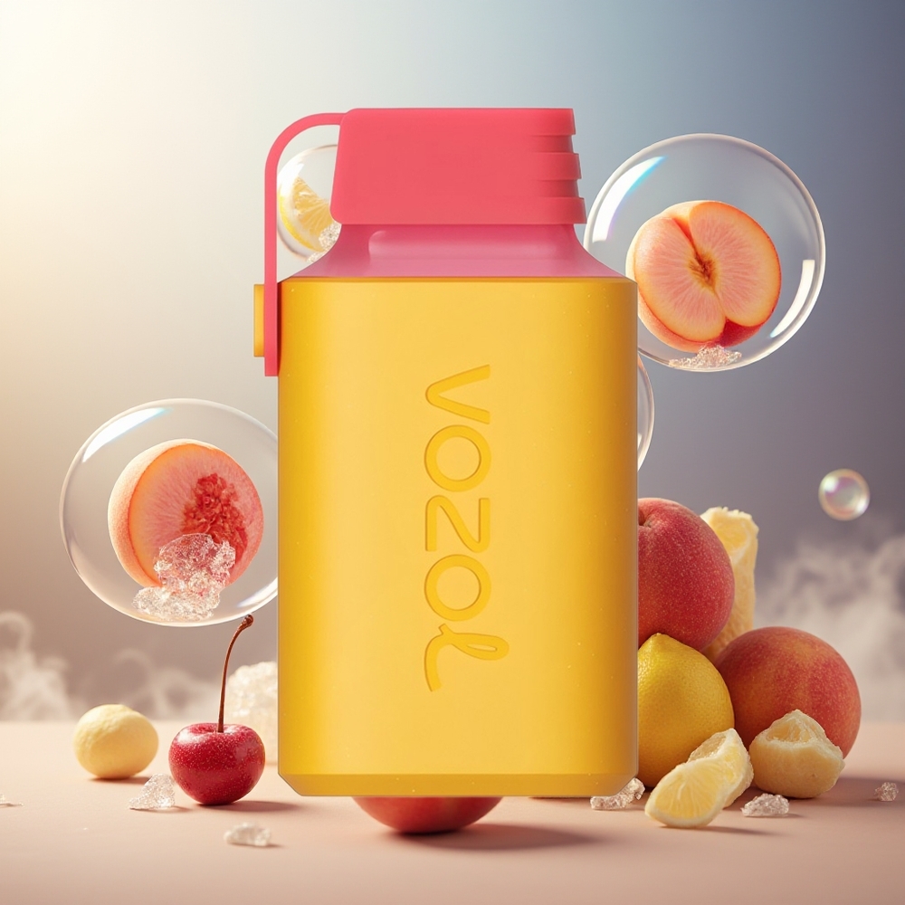 Partihandel Sverige VOZOL GEAR 600 Hyper Consistent Engångs Vape Körsbär Persika Citron
