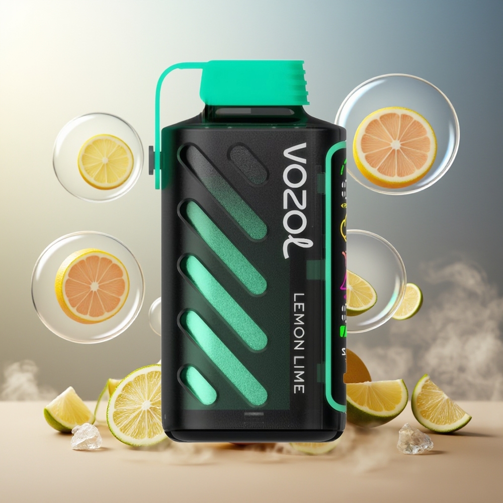 Partihandel Sverige VOZOL Gear Power 20000 Puffs Dual Mesh Citron Lime