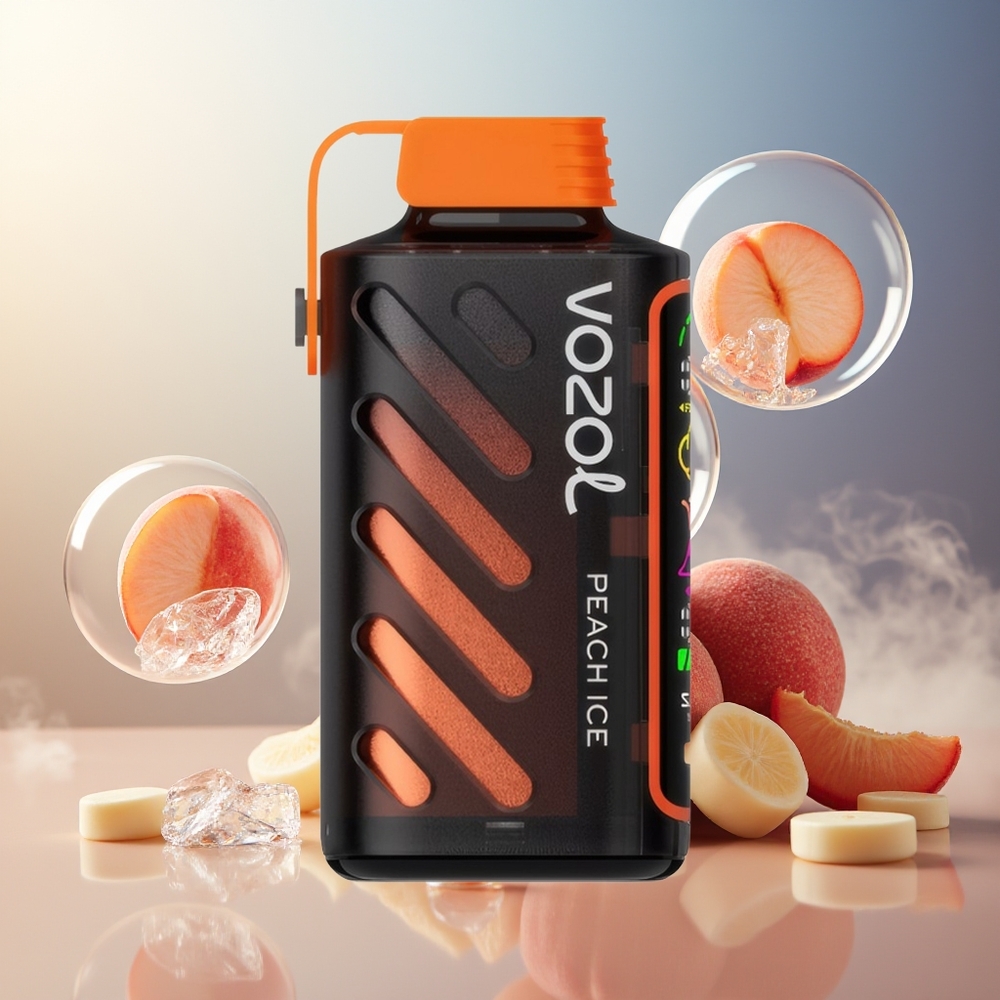 Partihandel Sverige VOZOL Gear Power 20000 Puffs Dual Mesh Peach Is