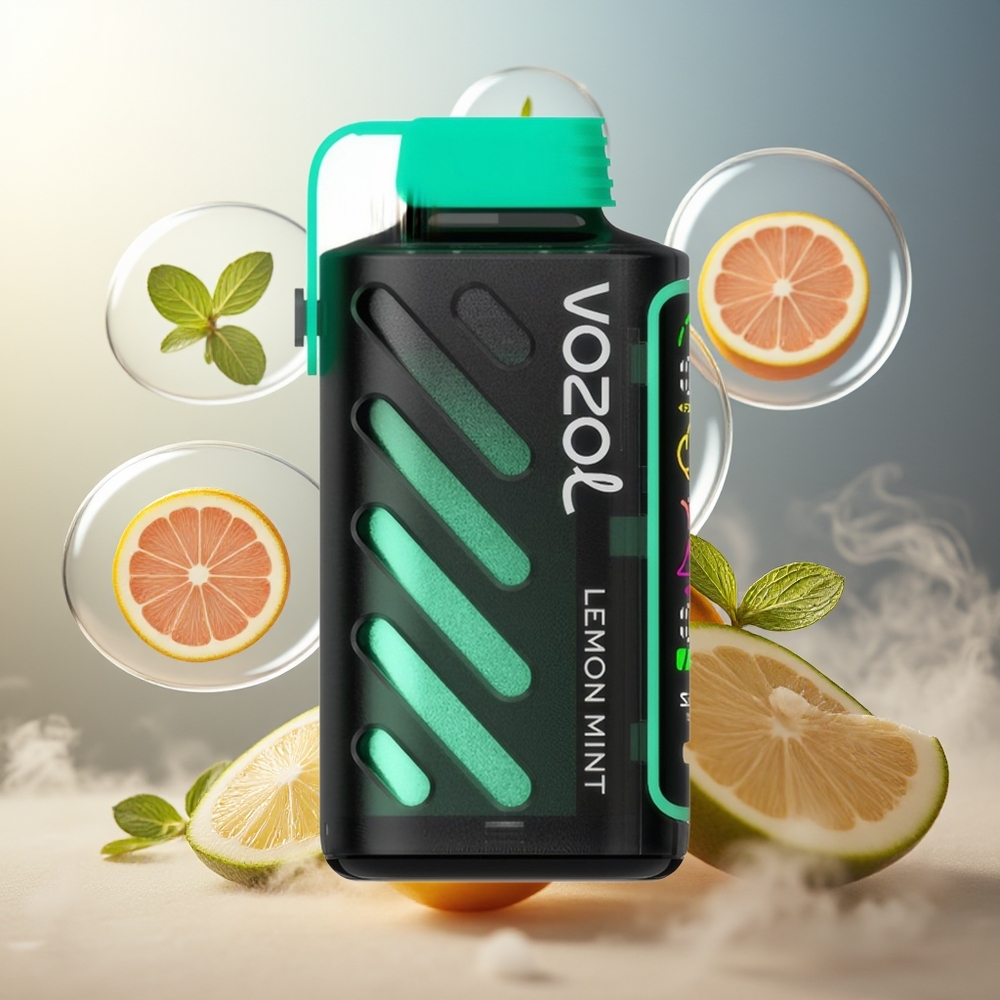 Partihandel Sverige VOZOL Gear Power 20000 Puffs Engångs Vape Citron Mynta Dual Mesh Coil 20mL