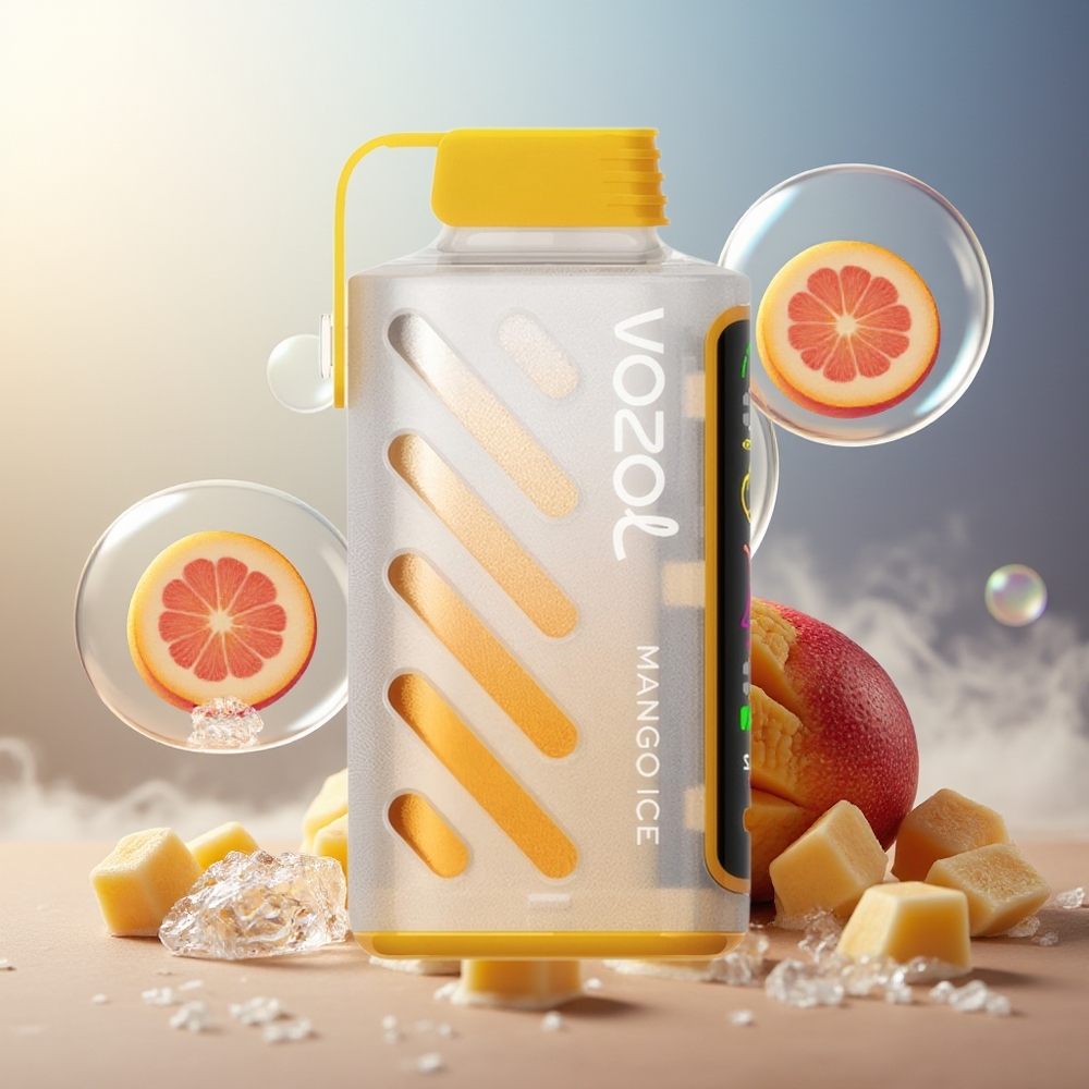 Partihandel Sverige VOZOL Gear Power 20000 Puffs Engångs Vape Mango Is Dual Mesh Coil Full Screen Display
