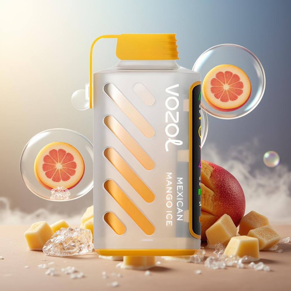 Partihandel Sverige VOZOL Gear Power 20000 Puffs Mexikansk Mango Is Dual Mesh Coil 20mL