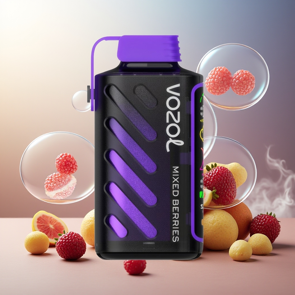 Partihandel Sverige VOZOL Gear Power 20000 Puffs S.i.L.C. Tech Dual Mesh Blandade Bär